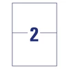 Etikett AVERY L8002-10 210x148mm antimikrobiális fehér 20 címke/doboz 10 ív/doboz