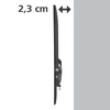 Falitartó HAMA fix 81-165 cm 32"-65" fekete