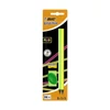 Grafitceruza BIC Eco Evolution Black HB hatszögletű 2 darabos neon+radír+hegyező