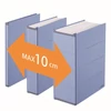 Iratrendező PLUS Zero Max A/4 bővíthető 18-118 mm világossárga