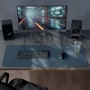 Könyökalátét LEITZ 40x100 cm gamer extra nagyméretű sötétszürke