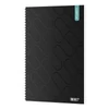 Spirálfüzet kockás ICO Student Black Prémium A/4 100 lapos