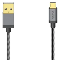 Adatkábel HAMA Micro-USB 0,75m fekete Adatkábel HAMA Micro-USB 0,75m fekete