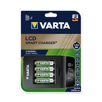 Akkumulátor töltő VARTA LCD Smart + 4 db AA 2100 mAh Akkumulátor töltő VARTA LCD Smart + 4 db AA 2100 mAh