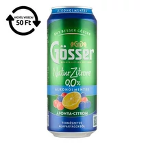Alkoholmentes sör GÖSSER Natur-Zitrone áfonya-citrom 0% 500 ml DRS Alkoholmentes sör GÖSSER Natur-Zitrone áfonya-citrom 0% 500 ml DRS