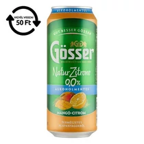 Alkoholmentes sör GÖSSER Natur-Zitrone mangó-citrom 0% 500 ml DRS Alkoholmentes sör GÖSSER Natur-Zitrone mangó-citrom 0% 500 ml DRS