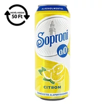 Alkoholmentes sör SOPRONI citrom 0,0% 500 ml DRS