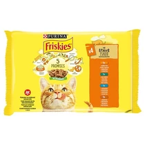Állateledel alutasakos PURINA Friskies macskáknak csirke-kacsa-lazac-pulyka 4x85 g Állateledel alutasakos PURINA Friskies macskáknak csirke-kacsa-lazac-pulyka 4x85 g