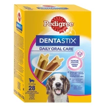 Állateledel jutalomfalat PEDIGREE Denta Stix Daily Oral Care közepes testű kutyáknak 28 darab/doboz Állateledel jutalomfalat PEDIGREE Denta Stix Daily Oral Care közepes testű kutyáknak 28 darab/doboz