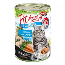 Állateledel konzerv PANZI FitActive felnőtt macskának hús-mix 415 g Állateledel konzerv PANZI FitActive felnőtt macskának hús-mix 415 g