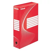 Archiváló doboz ESSELTE Boxycolor A/4  80 mm karton piros Archiváló doboz ESSELTE Boxycolor A/4  80 mm karton piros
