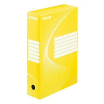 Archiváló doboz ESSELTE Boxycolor A/4  80 mm karton sárga Archiváló doboz ESSELTE Boxycolor A/4  80 mm karton sárga