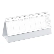 Asztali naptár kép nélküli TOPTIMER T065 álló fehér lapos papír táblás 2026. Asztali naptár kép nélküli TOPTIMER T065 álló fehér lapos papír táblás 2026.