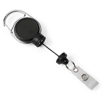 Azonosítókártya tartó DURABLE Extra Strong patentos kihúzható fekete Azonosítókártya tartó DURABLE Extra Strong patentos kihúzható fekete