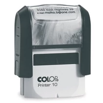 Bélyegző COLOP Printer IQ10 fekete ház fekete párna Bélyegző COLOP Printer IQ10 fekete ház fekete párna