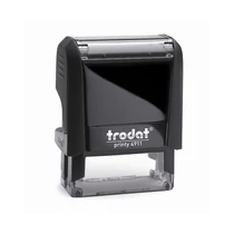 Bélyegző TRODAT Printy 4.0 4911 eco-fekete ház fekete párna Bélyegző TRODAT Printy 4.0 4911 eco-fekete ház fekete párna