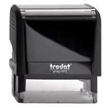 Bélyegző TRODAT Printy 4.0 4915 fekete ház kék párna Bélyegző TRODAT Printy 4.0 4915 fekete ház kék párna
