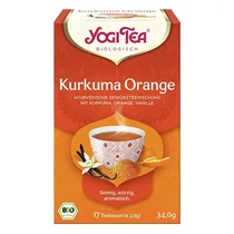 Bio tea YOGI TEA Kurkuma narancs 17 filter/doboz Bio tea YOGI TEA Kurkuma narancs 17 filter/doboz