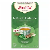Bio tea YOGI TEA Természetes egyensúly shiitake gombával 17 filter/doboz Bio tea YOGI TEA Természetes egyensúly shiitake gombával 17 filter/doboz