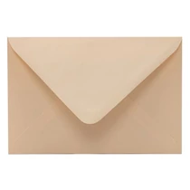 Boríték színes KASKAD LC/6 enyvezett 114x162mm 13 krém 50 darabos
