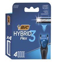 Borotvafej BIC Hybrid Flex3 mozgófejes mozgópengés 4 darab/bliszter Borotvafej BIC Hybrid Flex3 mozgófejes mozgópengés 4 darab/bliszter