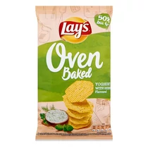 Burgonyachips LAY`S Oven Baked joghurtos-zöldfűszeres 55 g Burgonyachips LAY`S Oven Baked joghurtos-zöldfűszeres 55 g