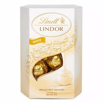 Csokoládé LINDT Lindor White fehércsokoládé golyók díszdobozban 200 g Csokoládé LINDT Lindor White fehércsokoládé golyók díszdobozban 200 g