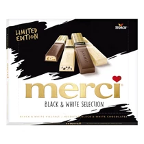 Csokoládé MERCI Black&white 240 g