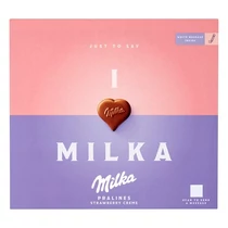 Csokoládé MILKA ILoveMilka epres krémtöltelékes 110 g Csokoládé MILKA ILoveMilka epres krémtöltelékes 110 g