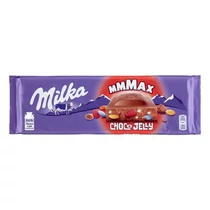 Csokoládé MILKA MMMax ChocoJelly meggyes zselédarabos-cukordrazsés 250 g Csokoládé MILKA MMMax ChocoJelly meggyes zselédarabos-cukordrazsés 250 g