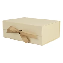 Díszdoboz PROMO összehajtható 29x22x10,5 cm bész Díszdoboz PROMO összehajtható 29x22x10,5 cm bész