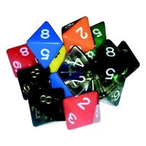 Dobókocka 8 oldalú Dobókocka 8 oldalú