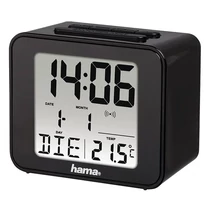 Ébresztőóra HAMA Cube fekete Ébresztőóra HAMA Cube fekete