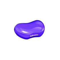 Csuklótámasz géltöltésű FELLOWES Crystal mini lila Csuklótámasz géltöltésű FELLOWES Crystal mini lila
