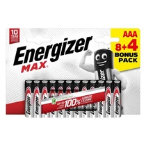 Elem mikro ENERGIZER "Max" AAA 8+4 darabos Elem mikro ENERGIZER "Max" AAA 8+4 darabos