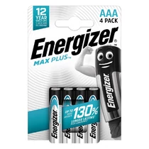 Elem mikro ENERGIZER "MaxPlus" AAA 4 darabos Elem mikro ENERGIZER "MaxPlus" AAA 4 darabos
