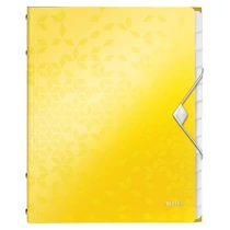 Előrendező LEITZ Wow A/4 PP 12 részes sárga Előrendező LEITZ Wow A/4 PP 12 részes sárga