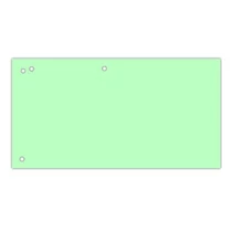 Elválasztócsík DONAU 105x235 mm karton zöld 100 darabos Elválasztócsík DONAU 105x235 mm karton zöld 100 darabos