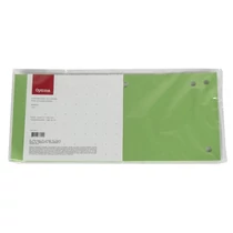 Elválasztócsík OPTIMA 105x240mm zöld 10 darabos