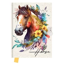 Emlékkönyv JUNIOR Horse szív alakú lakattal Emlékkönyv JUNIOR Horse szív alakú lakattal