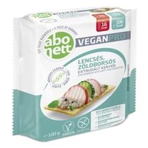 Extrudált kenyér ABONETT VeganPro lencsés-zöldborsós gluténmentes 100 g