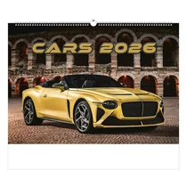 Falinaptár TOPTIMER T092 450x315mm fekvő Cars 2026. Falinaptár TOPTIMER T092 450x315mm fekvő Cars 2026.