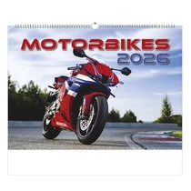 Falinaptár TOPTIMER T092 450x315mm fekvő Motorbikes 2026. Falinaptár TOPTIMER T092 450x315mm fekvő Motorbikes 2026.