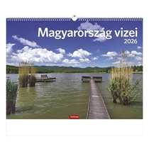Falinaptár TOPTIMER T093 310x420mm álló Magyarország vizei  2026. Falinaptár TOPTIMER T093 310x420mm álló Magyarország vizei  2026.