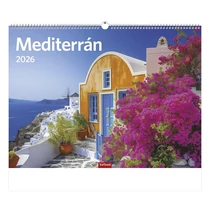 Falinaptár TOPTIMER T093 420x310mm fekvő Mediterrán 2026. Falinaptár TOPTIMER T093 420x310mm fekvő Mediterrán 2026.
