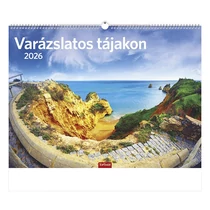 Falinaptár TOPTIMER T093 420x310mm fekvő Varázslatos tájakon 2026. Falinaptár TOPTIMER T093 420x310mm fekvő Varázslatos tájakon 2026.