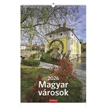 Falinaptár TOPTIMER T094 220x330mm álló Magyar városok 2026. Falinaptár TOPTIMER T094 220x330mm álló Magyar városok 2026.