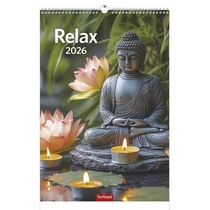 Falinaptár TOPTIMER T094 220x330mm álló Relax 2026. Falinaptár TOPTIMER T094 220x330mm álló Relax 2026.