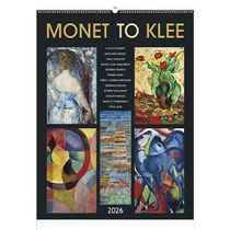 Falinaptár TOPTIMER T096 420x560mm álló Monet to Klee 2026. Falinaptár TOPTIMER T096 420x560mm álló Monet to Klee 2026.