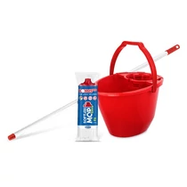 Felmosó szett BONUS extra vödör 11L+ 120cm nyél + softmop pótfej piros Felmosó szett BONUS extra vödör 11L+ 120cm nyél + softmop pótfej piros